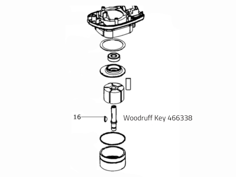 Woodruff atslēga 466338