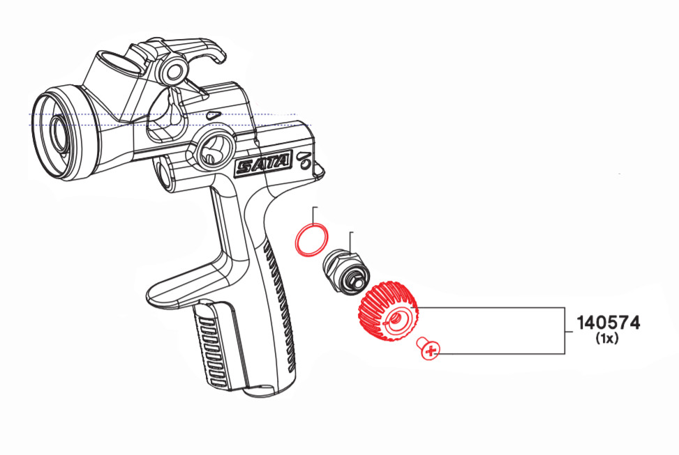 Kontroles Poga Ar Skrūvi 140574