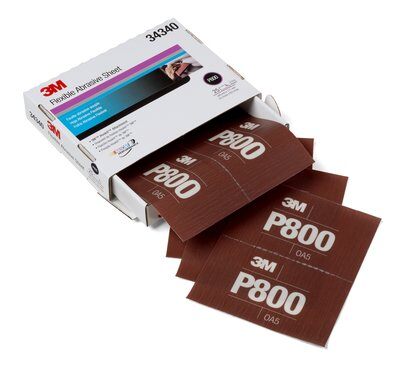 Hookit Fleksīvie Rokas Slīpēšanas Lapas 270J 140 Mm X 170 Mm P800