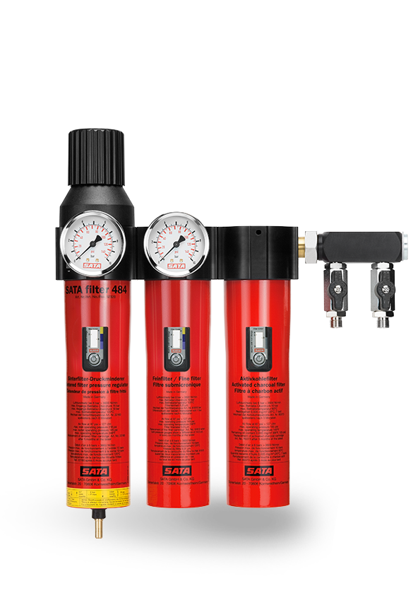 Filtrs 484 Triple-Stage S - Sienas montāža