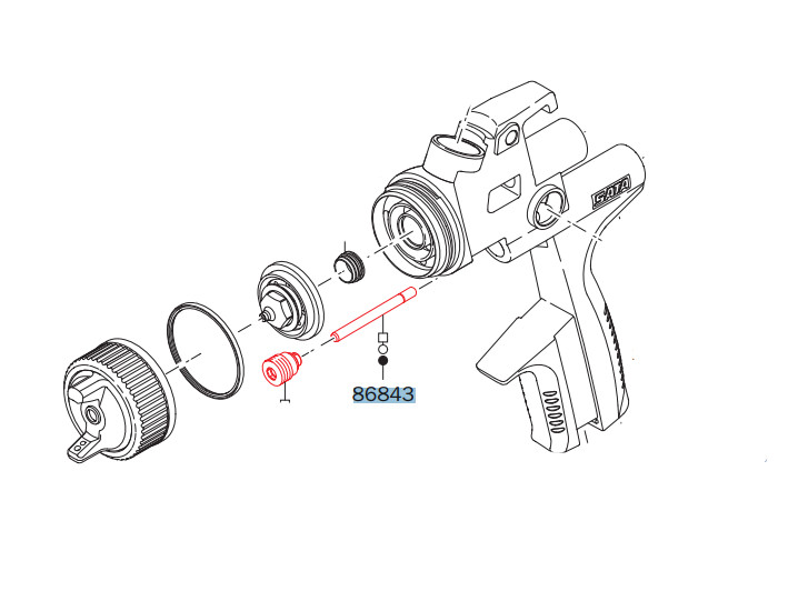 Gaisa pistona stienis 86843