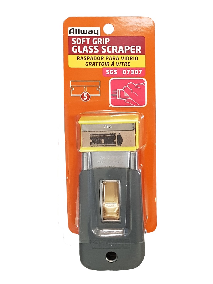 Mīkstā roktura stikla skrāpis