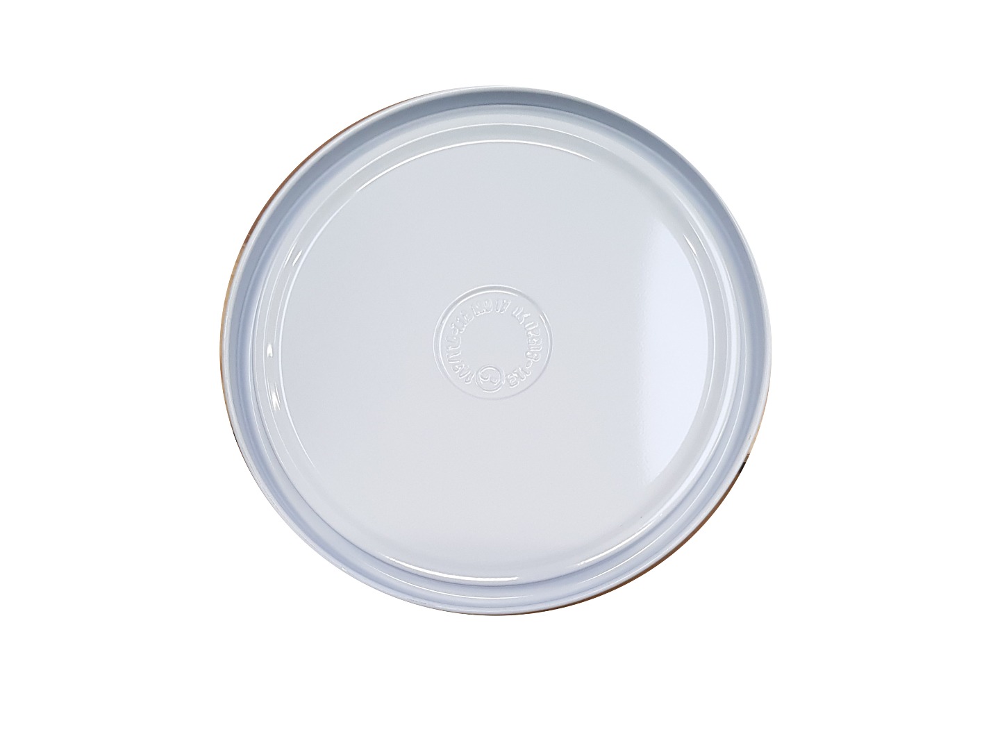 Metāla vāks 3L & 5L spainim balts/spīdīgs