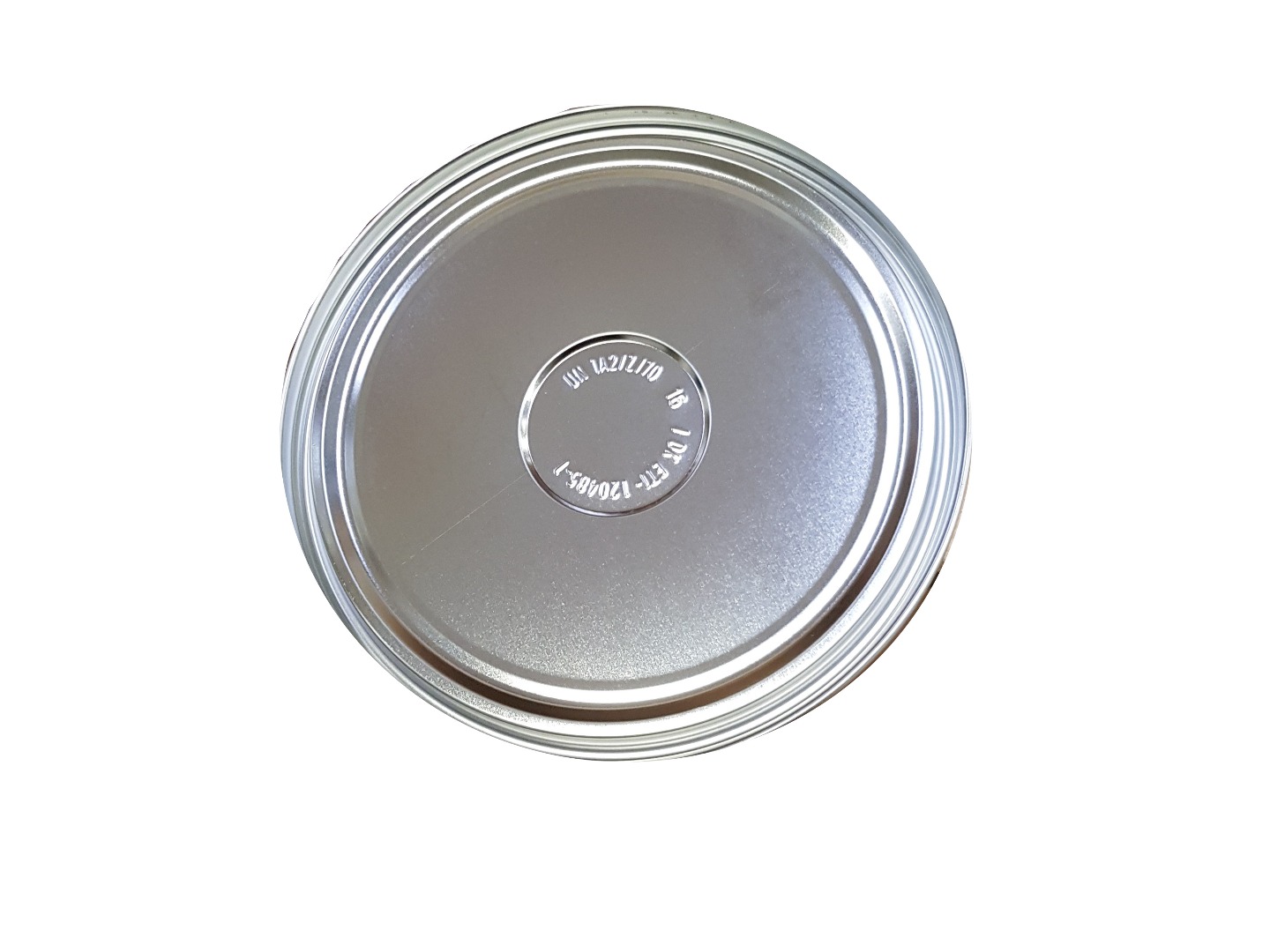 Metāla vāks 10 litru metāla spainim spīdīgs/spīdīgs