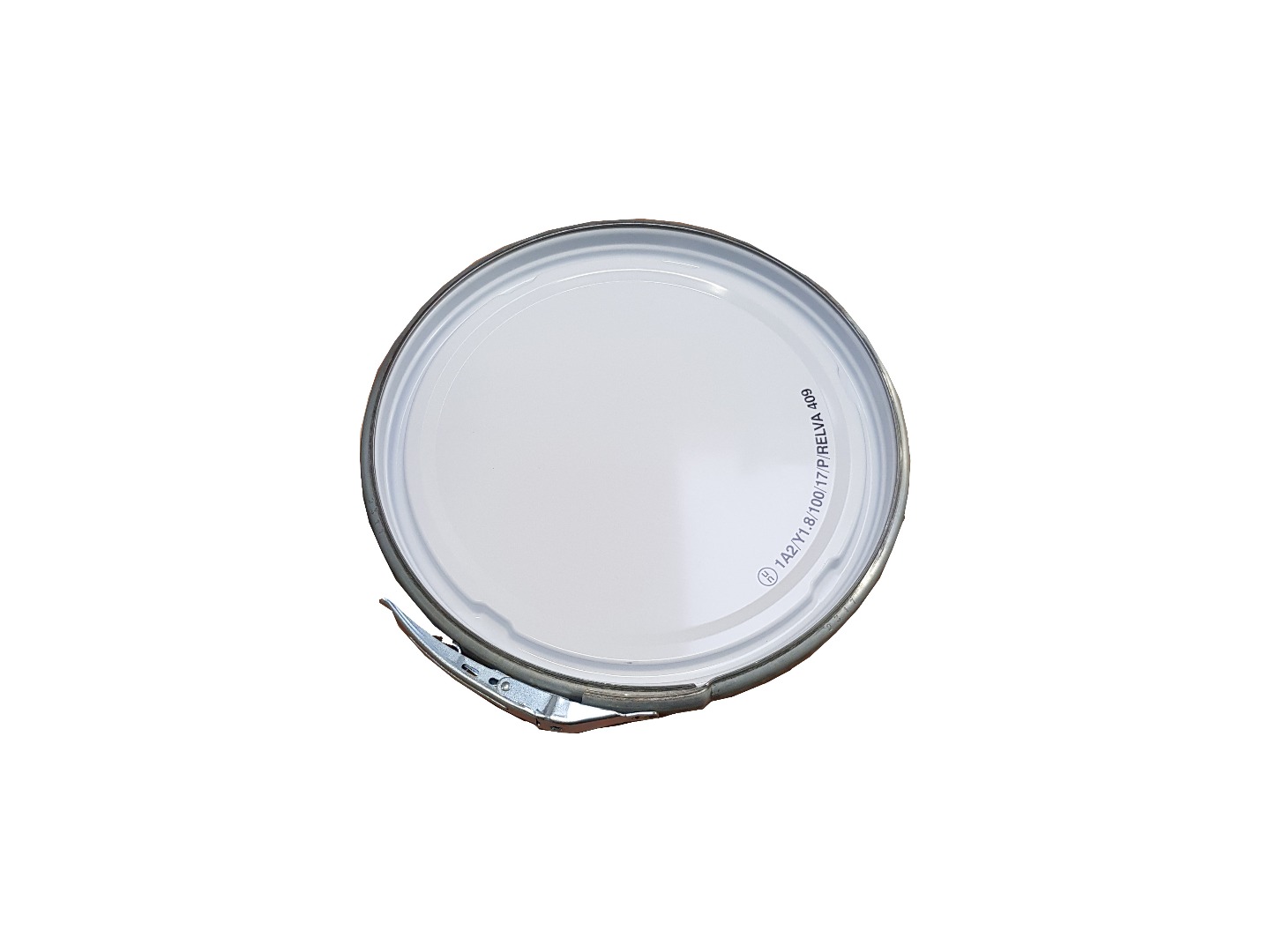 Metāla vāks 20 L Balts/Spīdīgs