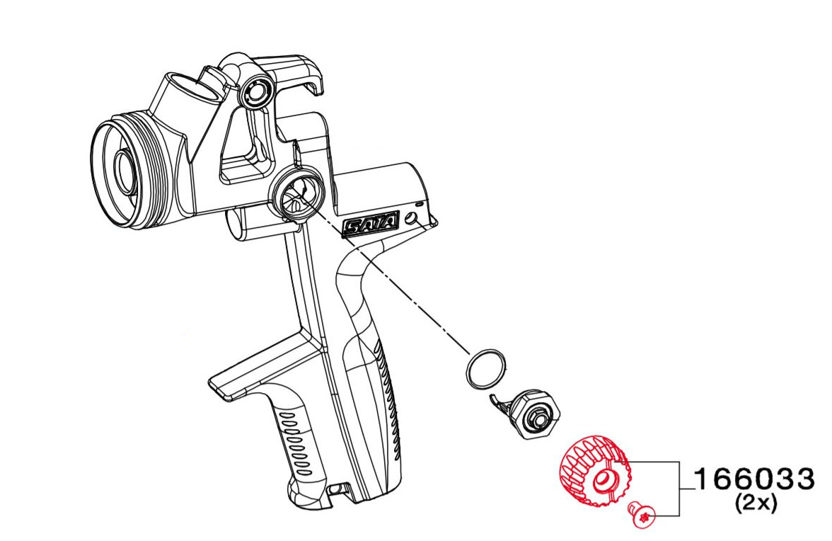 Kontroles Poga Ar Skrūvi 166033