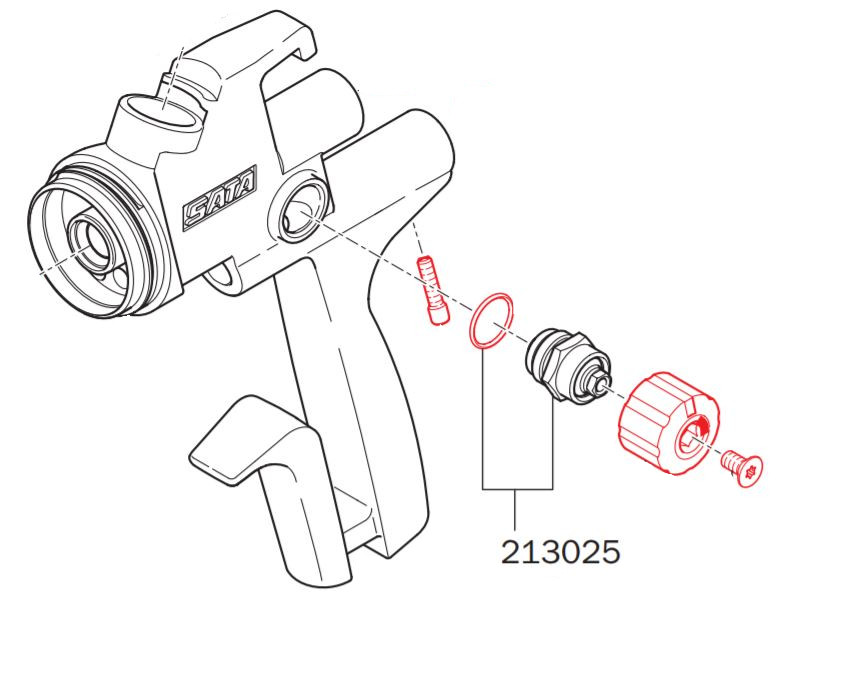 Spindelis Cpl Apaļais/Plakanais Smidzināšanas Kontrols 213025